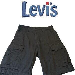 Levi's Dark Cargo Shorts for Men
